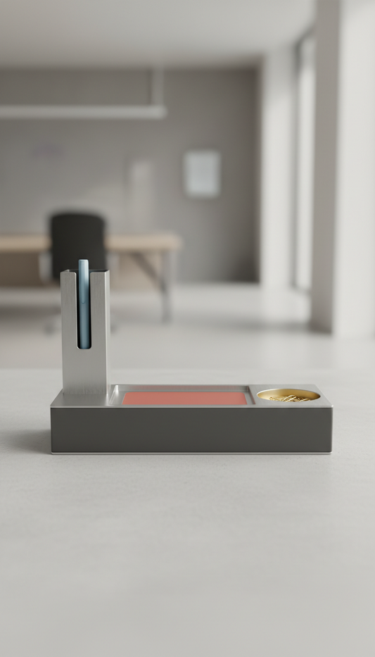 Minimalist Metal Desk Organizer