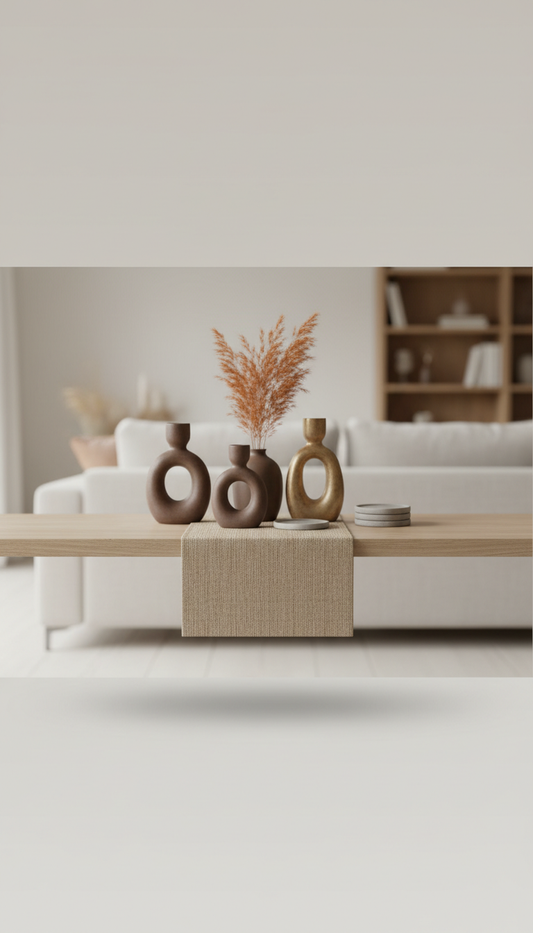 Minimal Ceramic Table Decor Set